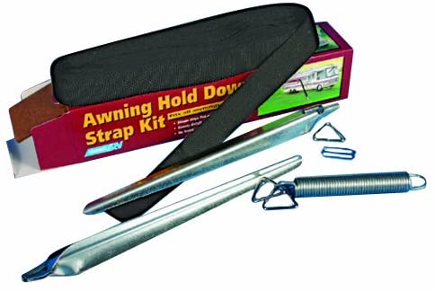 Camco 42514 RV Awning Tie Down Strap Kit