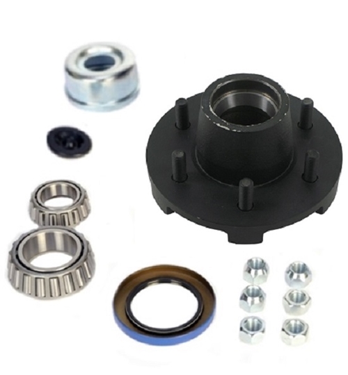 Dexter 42655UC1-EZ Complete E-Z Lube Hub Assembly - 25580/15123 - For 6000 Lbs Axles - 2.25 Inch Inner Seal
