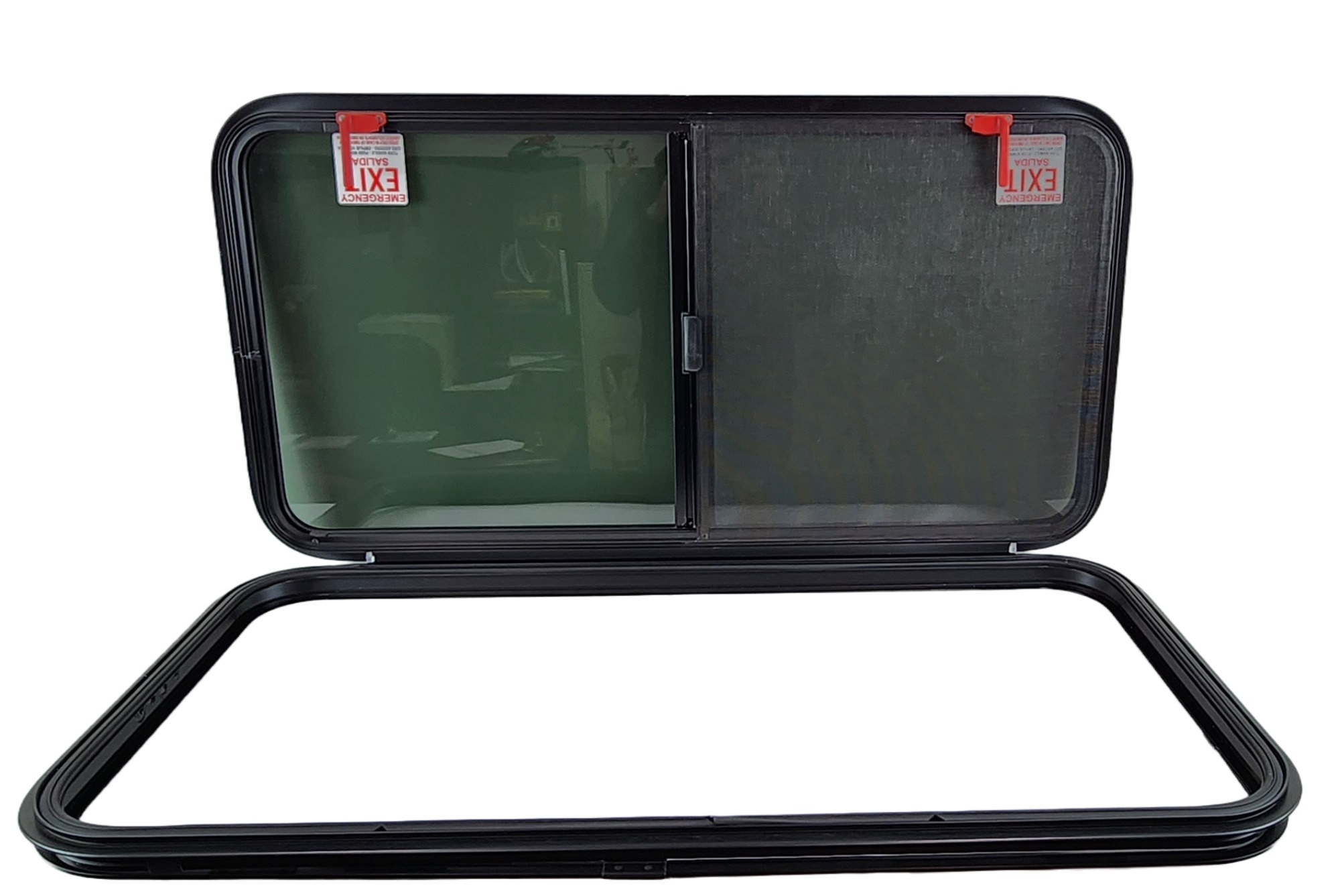Cleer Vision | 48 Inch Wide x 22 Inch Tall | Horizontal Slider Trailer ...
