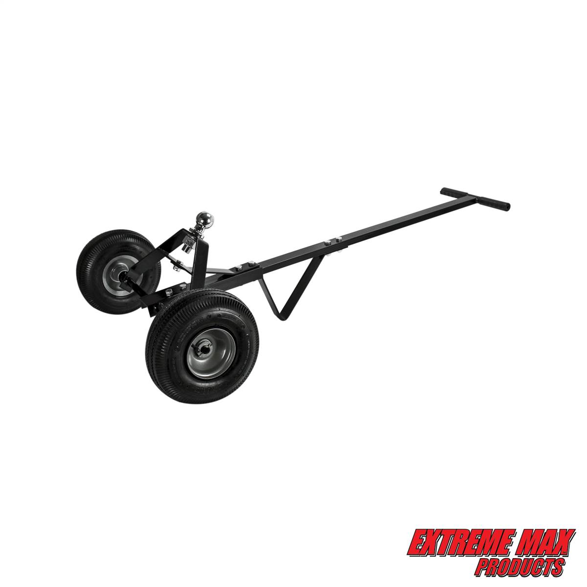 MaxxHaul Trailer Dolly With 12 Pneumatic Tires - Move 600 Lb Trailers Like A Pro