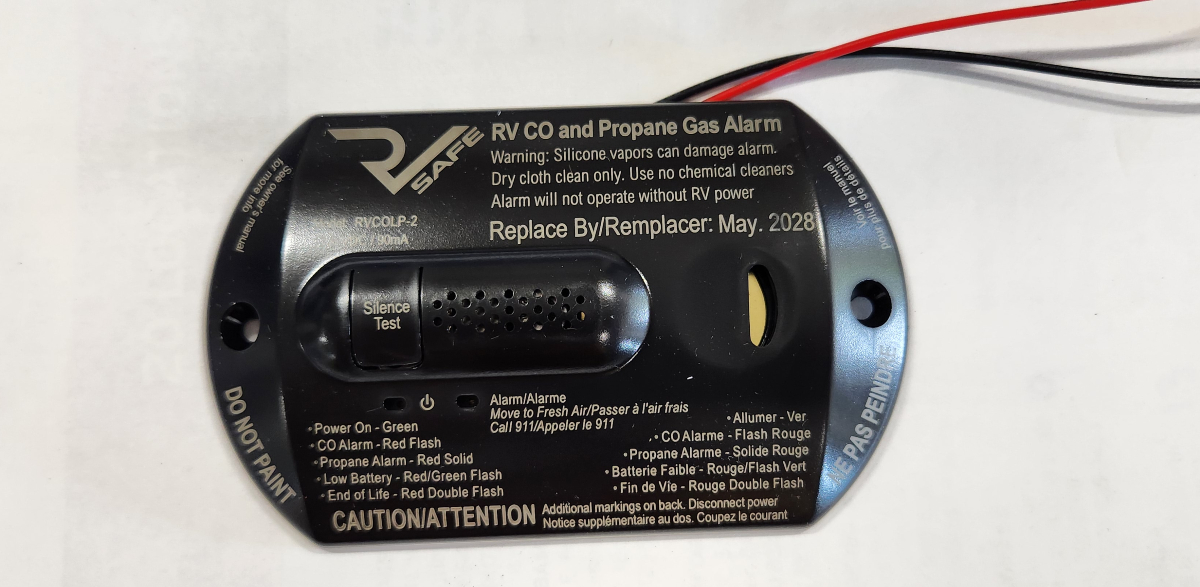 RVSafe | RVCOLP-2B | Dual Carbon Monoxide & Propane Gas Alarm for RVs