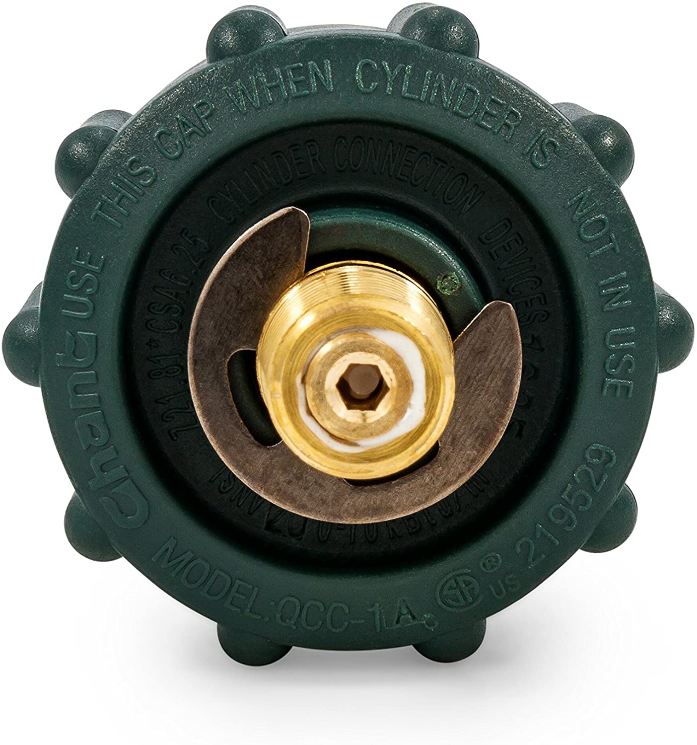 Camco 59923 | Green Propane ACME Nut Tank Connector
