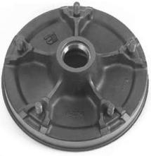 Dexter 008-174-05 Grease Hub and Drum Only - 5 Spoke - 5580 and 15123 Bearings - 12 Inch x 2 Inch Drum