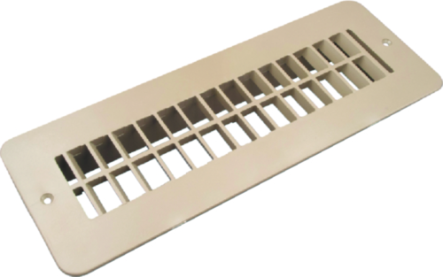 D and W 7920 RV Plastic Floor Register Grille - 2-1/4 Inches x 10 Inches