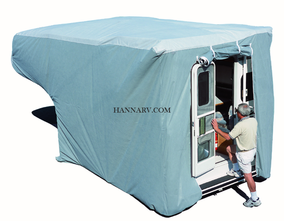 ADCO 12262 SFS Aquashed Truck Camper RV Cover For Length 8-feet To 10-feet