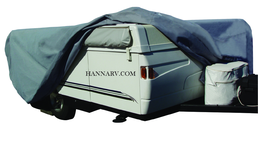 ADCO 12290 SFS Aquashed Pop-up Tent Camper Folding Trailer RV Cover For Length Up To 8-feet