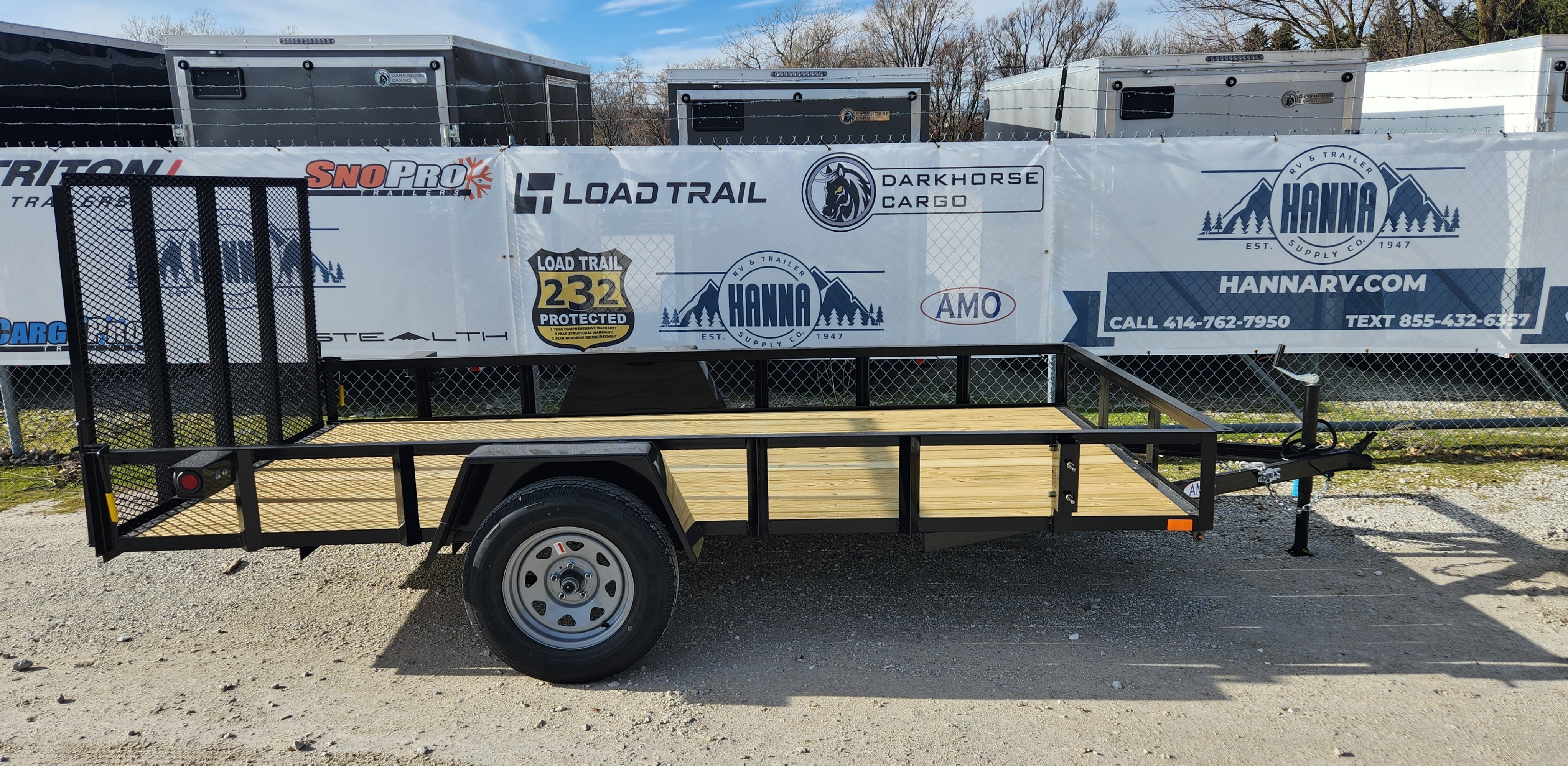Gate Ramp For Utility Trailer AMO 76