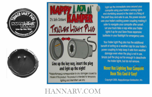 AP Products Nappy Kamper Trailer Light Plug | 008-100