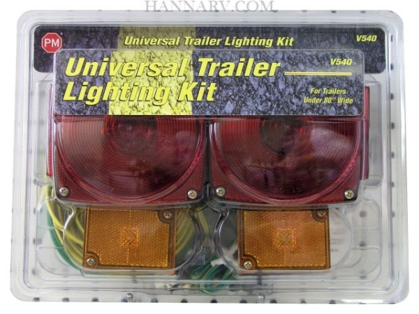 Anderson Marine Division Peterson Manufacturing V540 Utility Trailer Light Kit For Under 80-inch Wid
