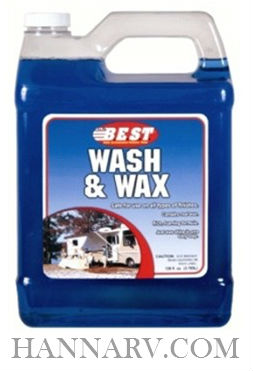 B.E.S.T. 60128 RV Wash And Wax Concentrate 128 Oz Bottle