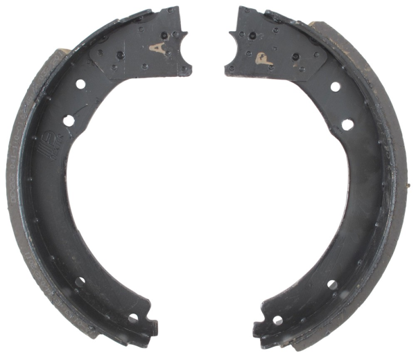 Redline BP04-236 Replacement Brake Shoe and Lining - Left Hand - Cast Backing Plate - Fits Dexter 12