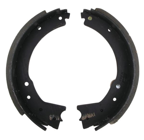 Redline BP04-245 Replacement Brake Shoe and Lining - Left Hand - Cast Backing Plate - Fits Dexter 12