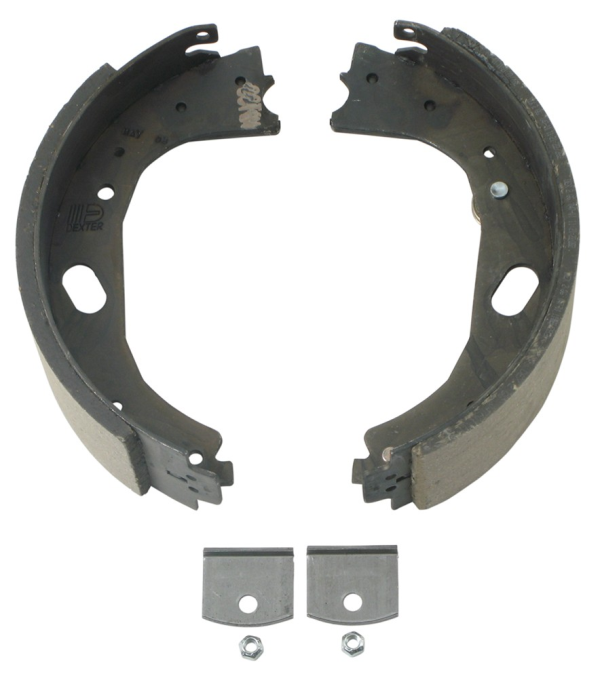 Redline BP04-250 Brake Shoe and Lining - Right Hand - Fits Dexter 12.25 Inch x 3-3/8 Inch Electric B