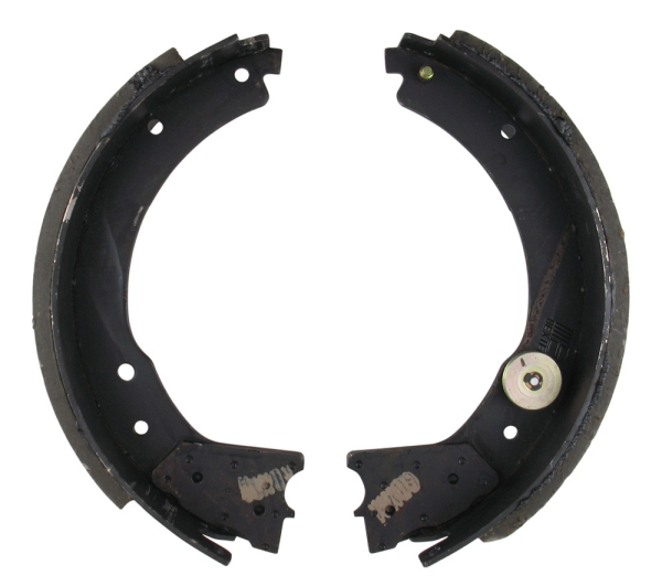 Redline BP04-255 Replacement Brake Shoe and Lining - Right Hand - Cast Backing Plate - Fits Dexter 1