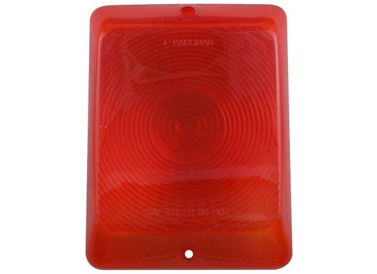 Bargman 34-84-010 Replacement Rectangle Red Tail Light Lens for #84 #85 #86 Tail Lights | MFG# 34-84-010