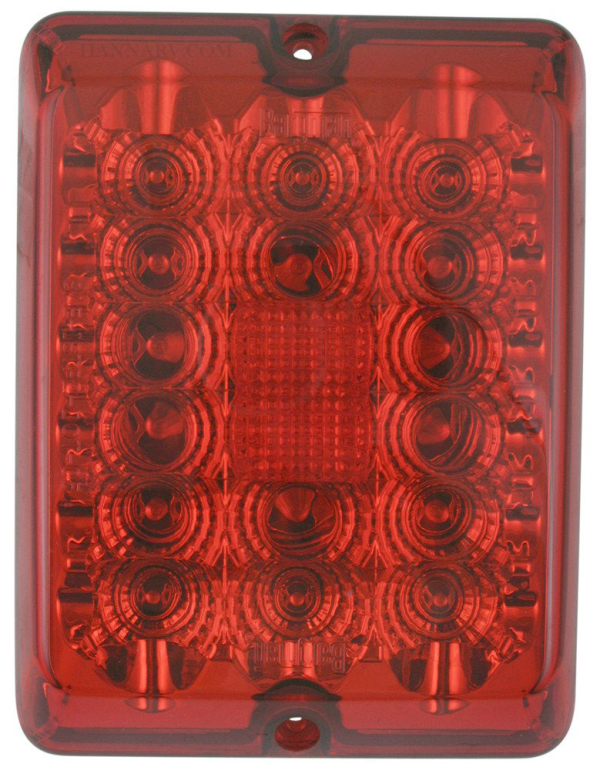 Bargman 47-84-410 Red LED Stop Turn And Tail Light Upgrade Kit For 84/85/86 Series Tail Lights