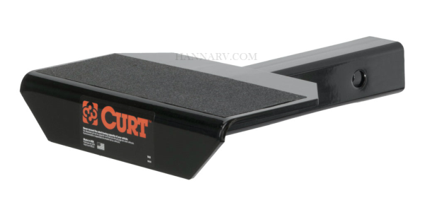 CURT 31001 Hitch-Mounted Anti-Skid Step Pad - Fits Any 2 x 2 Inch Trailer Hitch Receiver Tube Openin
