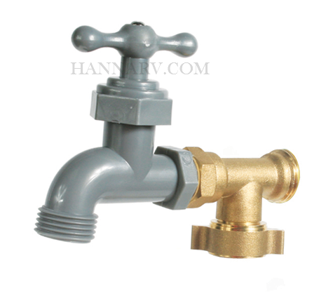 Camco 22463 90 Degree Water Faucet With Easy Gripper
