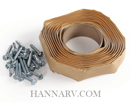 thumbnail interactive-video image 1 of Roof Vent Installation Kit – Camper Putty & White RV Screws, ProCamp PC43 1 of 6