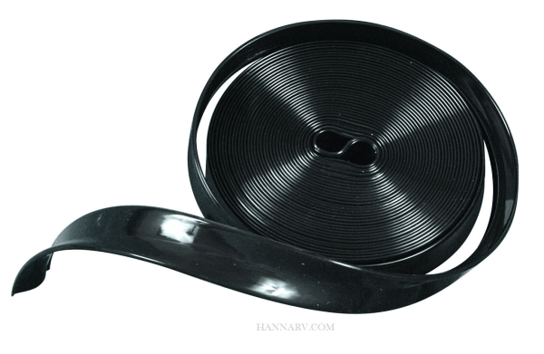 Camco 25212 Vinyl Trim Insert Black 1 Inch x 100 Foot Roll