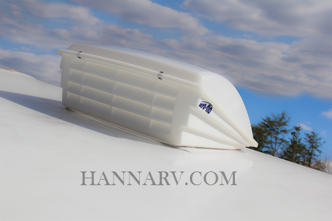 Camco 40421 Aero Flo RV Roof Vent Cover - White