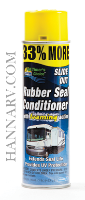 Camco 41135 Full Timers Choice Slide Out Rubber Seal Conditioner 16-oz. Can