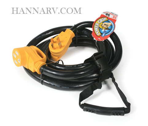 Camco 55194 Powergrip Heavy Duty 50-Amp RV Extension Cord - 15 Foot