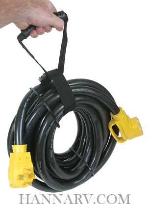 Camco PowerGrip Heavy Duty 30 Amp RV Extension Cord | 50 Foot | 55197