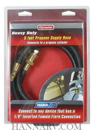Camco 59033 | 5 Ft Replacement Propane Supply Hose