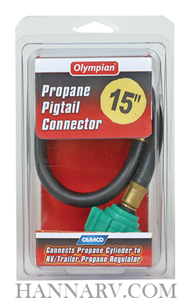 Camco 59073 | RV Pigtail Propane Hose Connector | 20 Inch
