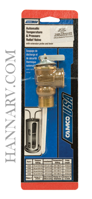 Camco Mfg 10473 Temperature And Pressure Relief Valve for RV Water Heater