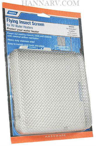 Camco RV 42151 Water Heater Flying Insect Screen WH 400