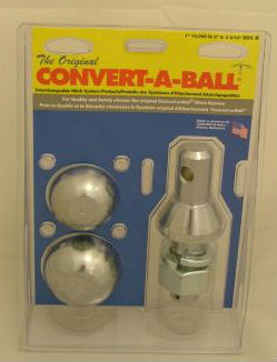 Convert-A-Ball 904B 1-inch Shank And 2-inch and 2.3125-inch Chrome Ball Set