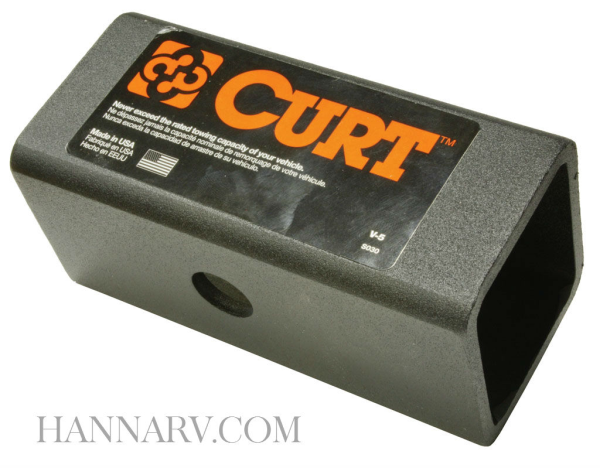 Curt D2505 Black 2.5 Inch to 2 Inch Receiver Adapter Sleeve