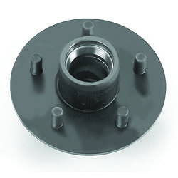 Dexter 8-258-5 Painted Hub Only - 5 on 4.5 - 6.5 Inch Hub Flange - L44643 Bearings - Fits BT8 1 Inch