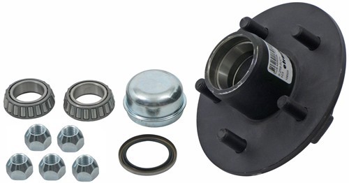 Dexter 8-258-5UC1-EZ Complete E-Z Lube Hub Assembly 5 on 4.5