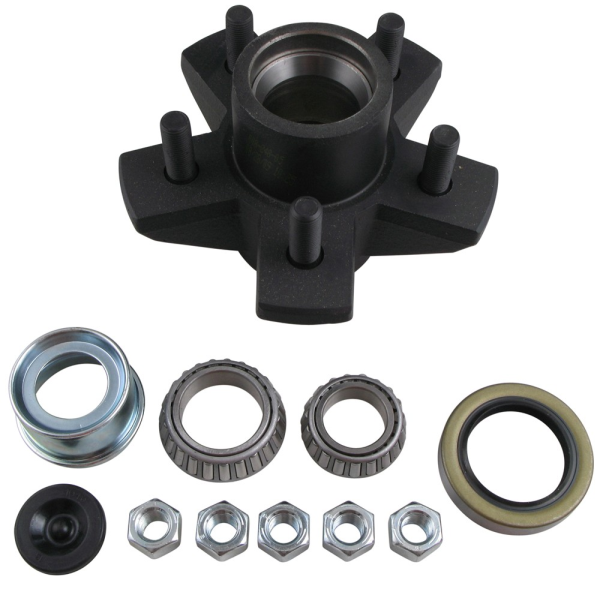 Dexter 84545UC1-EZ Complete E-Z Lube Hub Assembly - 5 on 4.5 - L68149/L44649 - For 3500 Lbs Axles -