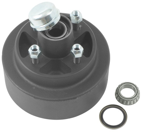 Dexter Complete Hub and Drum Assembly 8-173-16UC3 - 4 on 4 - L44649 Bearings / Seal / Cap / Nuts