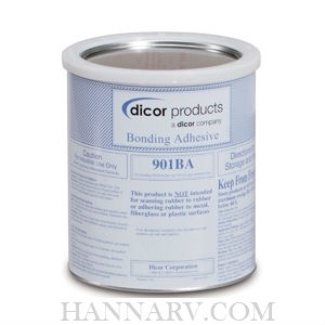 Dicor Products 901BA-1 Water Based Acrylic Adhesive - 1 Gallon Container
