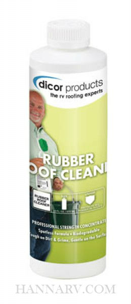 Dicor Products RP-RC160C RV Rubber Roof Cleaner - 16 Oz Concentrate Bottle