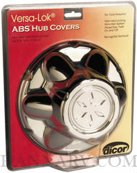 Dicor Products TAC545-C Versa-Lok 5 Lug On 4.5 Inch Chrome ABS Trailer Wheel Hub Cover