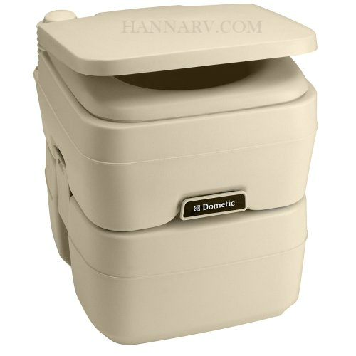 Dometic 311096502 SeaLand Sani-Pottie 965 Portable Toilet 5.0 Gallon Parchment Color