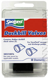 thumbnail interactive-video image 1 of 4pc SeaLand Dometic Duck Bill Valve Kit – 1-1/2 For VacuFlush 385310076 1 of 2