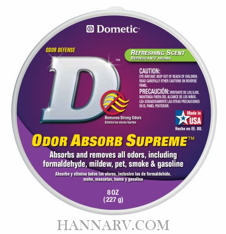 Dometic D1308001 Odor Absorb Supreme - 8 Oz Canister