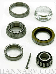 Dutton Lainson 21808 Wheel Bearing Set For 1 1/16-inch Axle, L44649 Cone, L44610 Cup