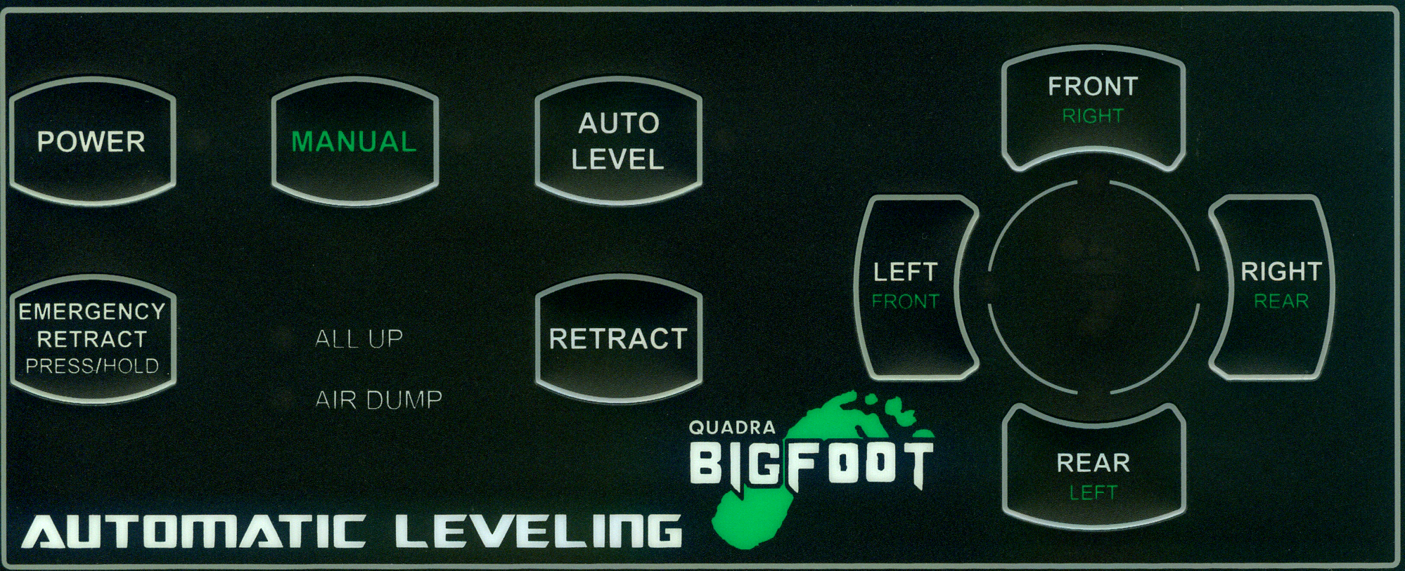 Bigfoot M37055 Automatic Control Panel