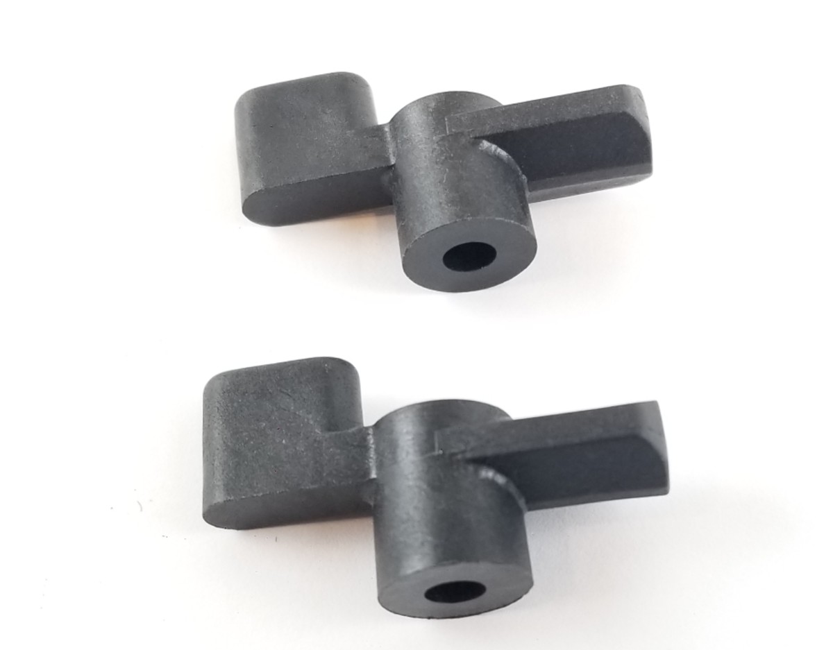 Black Door Pegs for Forest River Pop-up Campers 2 Pack 