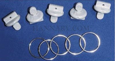 Fasteners Unlimited 46123 A&E Dometic Awning Accessory Hanger Stop 5-Pack
