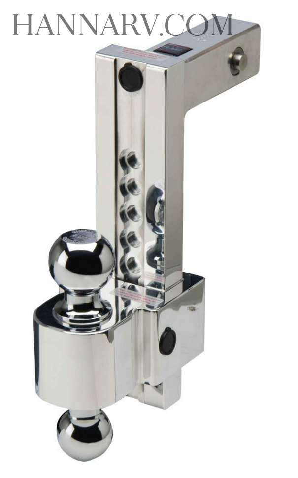 Fastway DT-ALBM7025 2.5 SHANK ADJUSTABLE LOCKING DOUBLE BALL HITCH 10-inch Drop 11-inch Rise