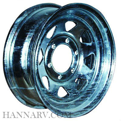 Aluminum Sendel Series S20 Machined Trailer Wheel - 16" X 6" Rim - 6 On 5-1/2 Sendel Trailer